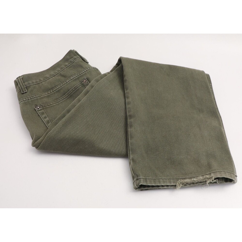 VTG Y2K Rap Hip Hop Era Southpole Olive Green Denim Jeans Mens 38"x30"